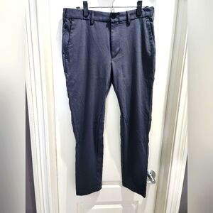 Charcoal Gray Men's Banana Republic Slim Luxe City Pant 31x27